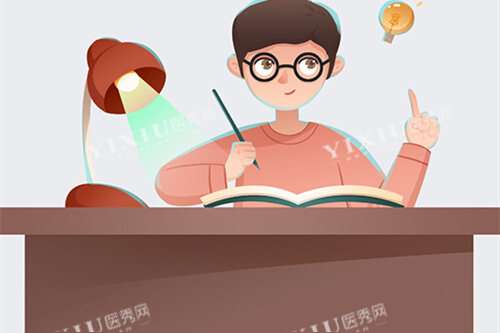 近视眼人物漫画图